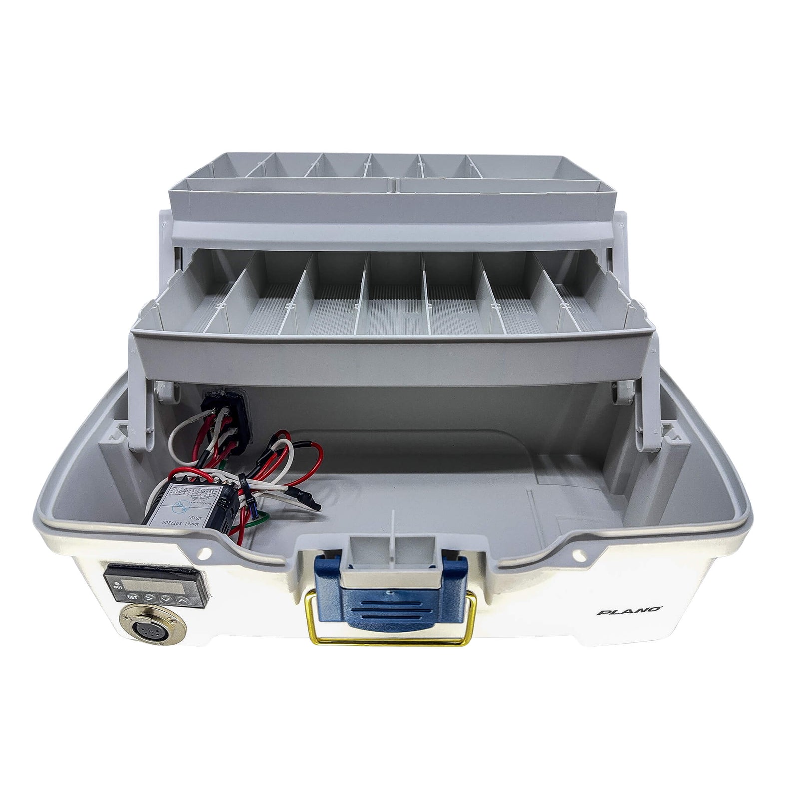 Plano Dab Tackle Box E-Nail Kit | Profile Blue Front View | the dabbing specialists