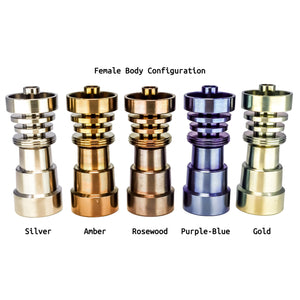 4-N-1 Titanium Nail Kit | All Five Color Variation View Female Bodied | the dabbing specialists