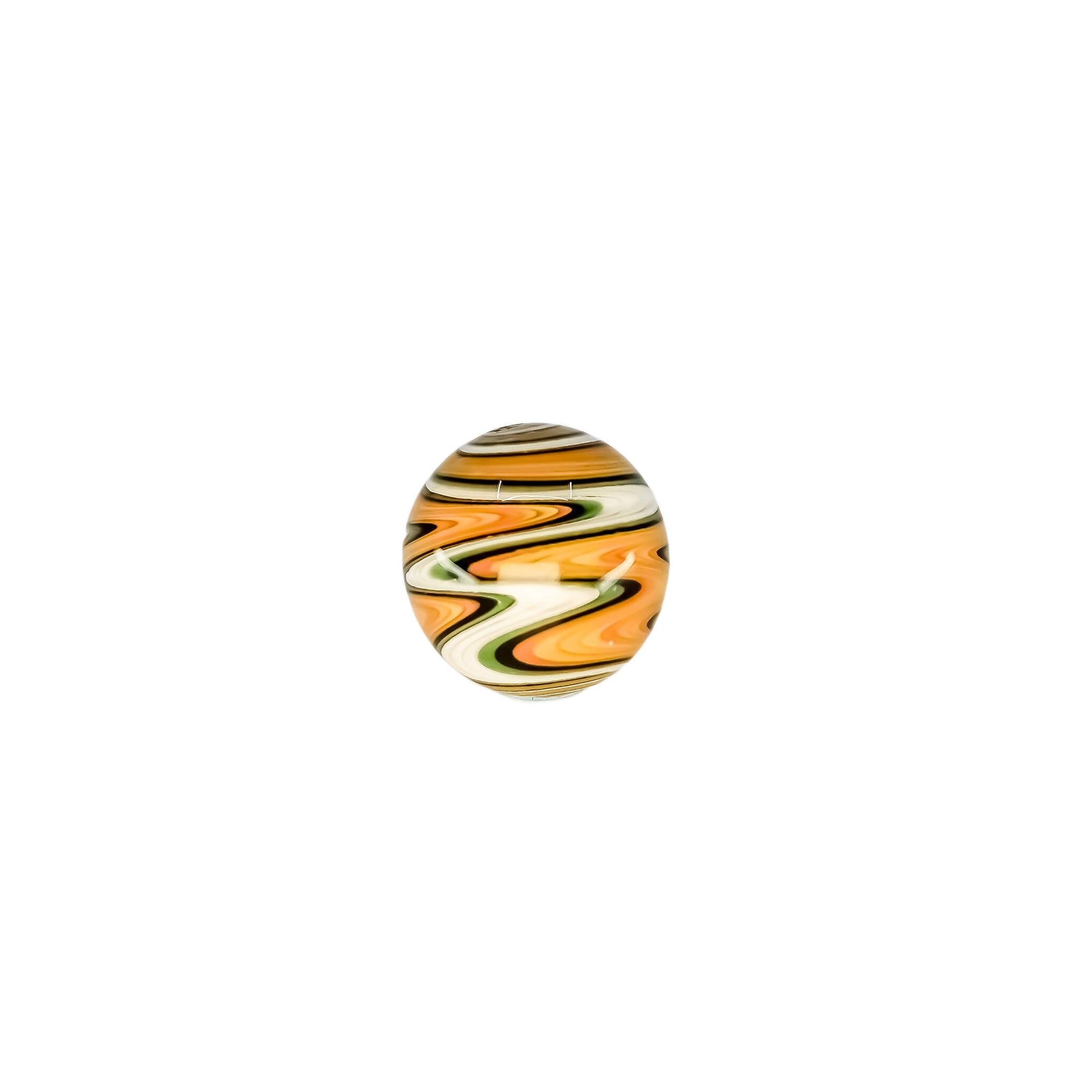 Wig Wag Terp Slurper Marble | Orange/Yellow/White/Green Colorway View | the dabbing specialists