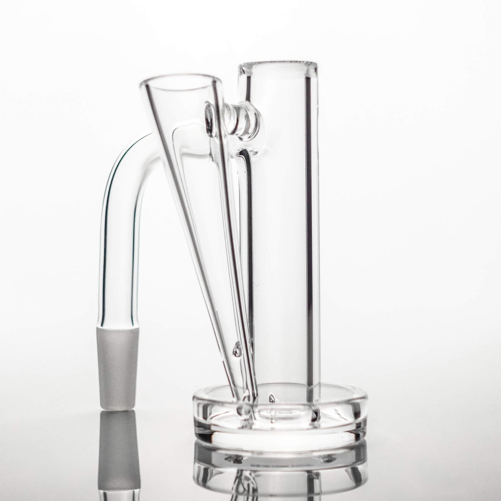Terp Slide Tower Quartz Banger | 14mm Male Profile View | TDS