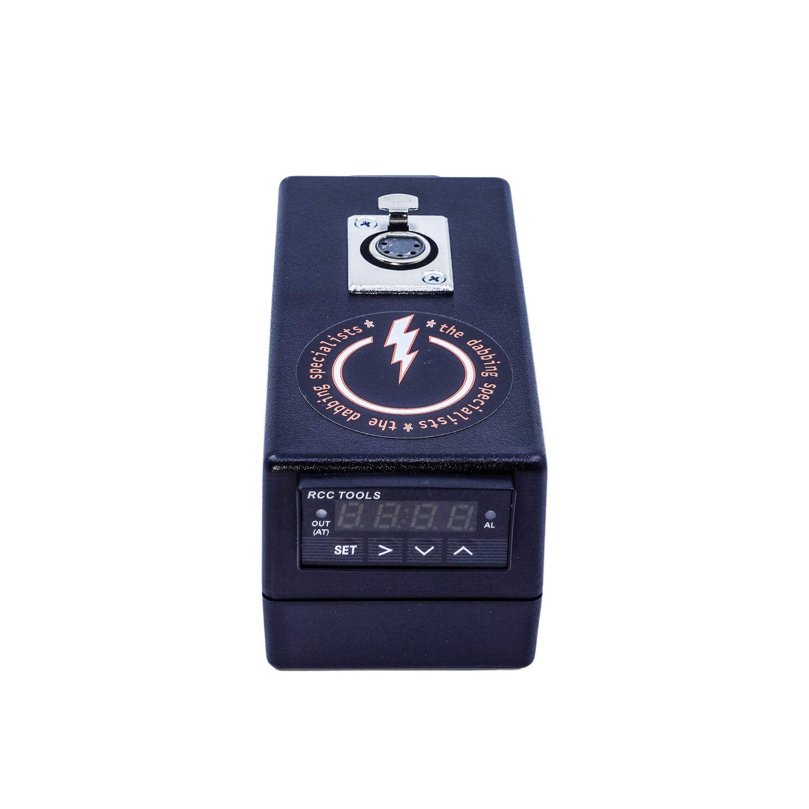 Portable BlackBar eNail | Top Down With Coil Heater View | the dabbing specialists