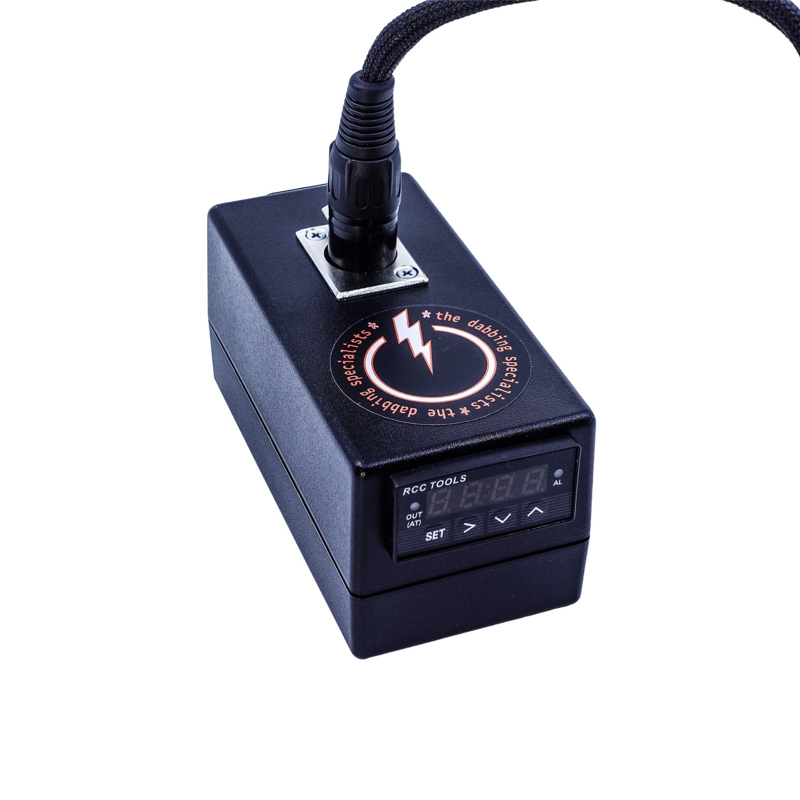 Portable BlackBar eNail | Top Down With Coil Heater View | the dabbing specialists