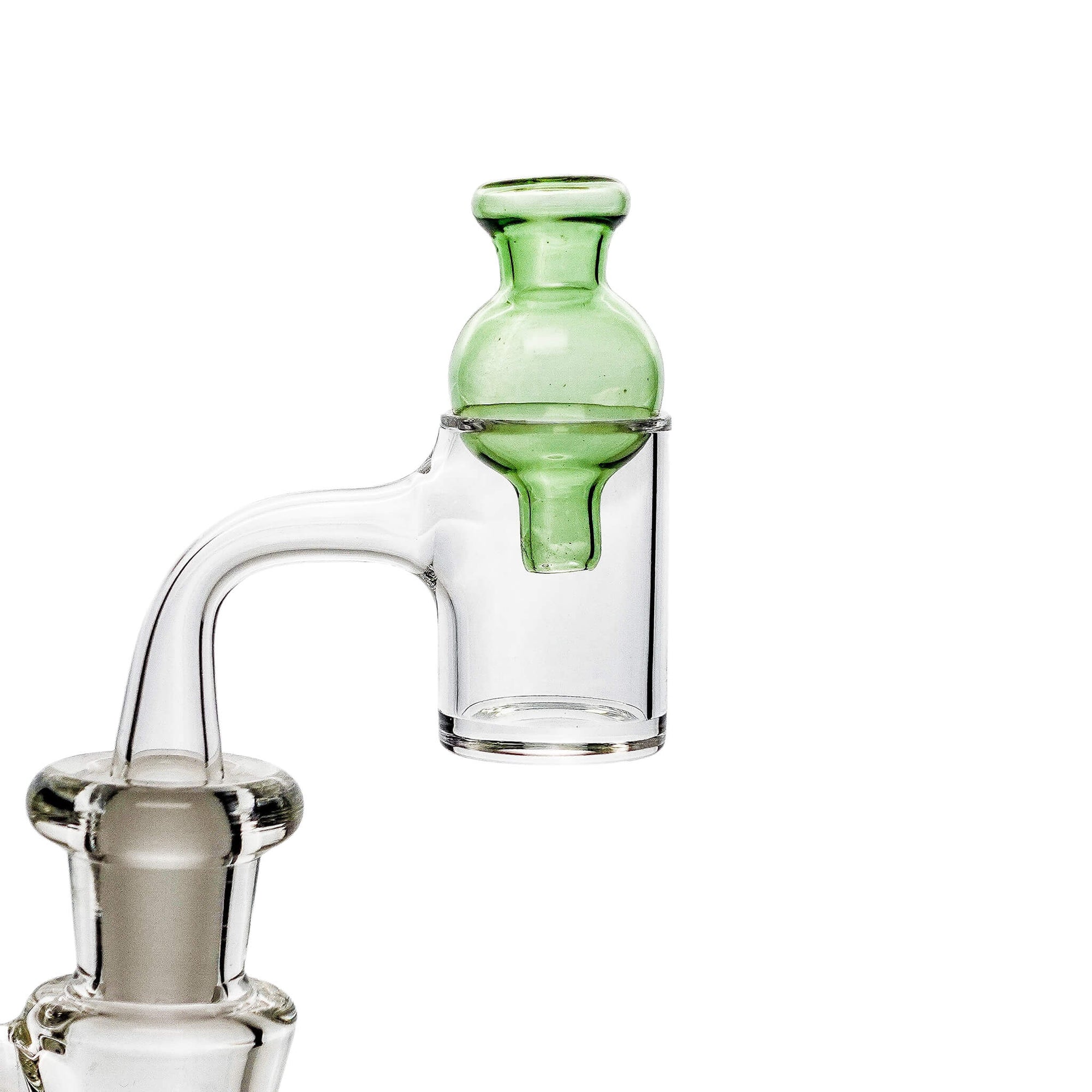 Directional Bubble Cap | Green On Banger Profile View | tds