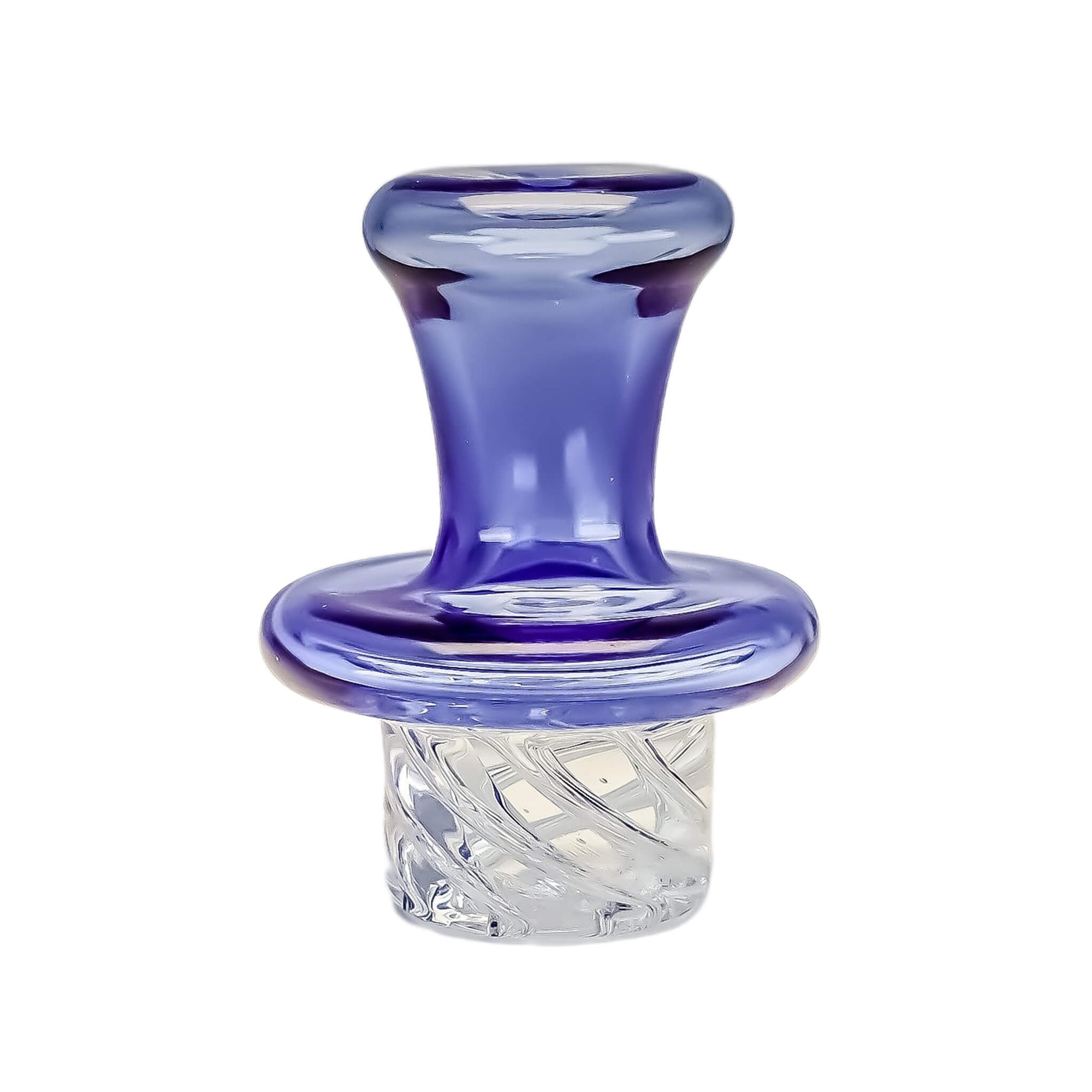 Vortex Spinner Carb Cap | Blue Color Profile View | the dabbing specialists