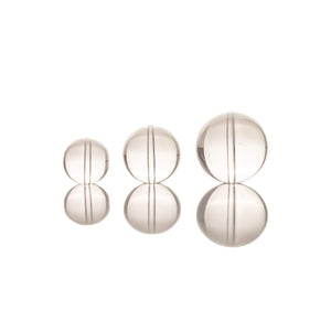 Clear Directional Marbles | Three-Pack All Sizes | the dabbing specialists