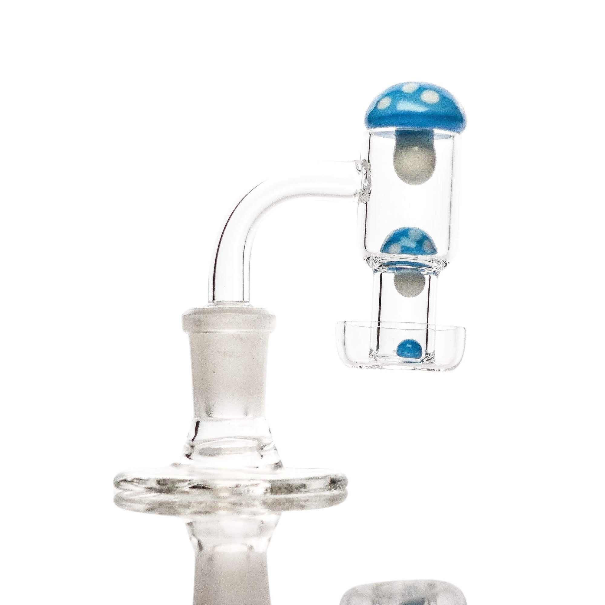 Mushroom Terp Slurper Set | Blue In Banger View | the dabbing specialists