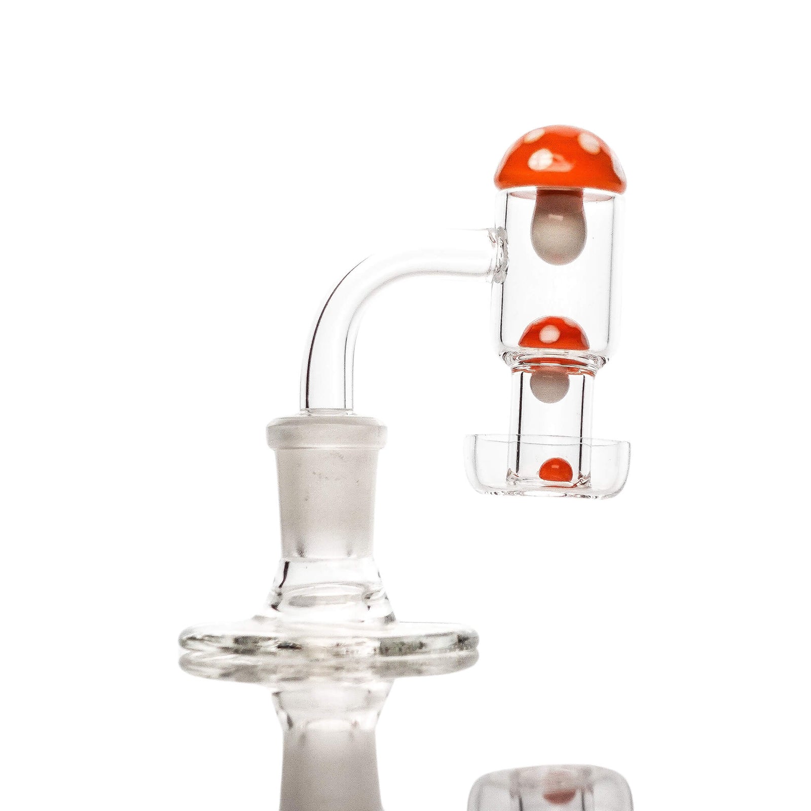 Mushroom Terp Slurper Set | Orange Profile View | the dabbing specialists