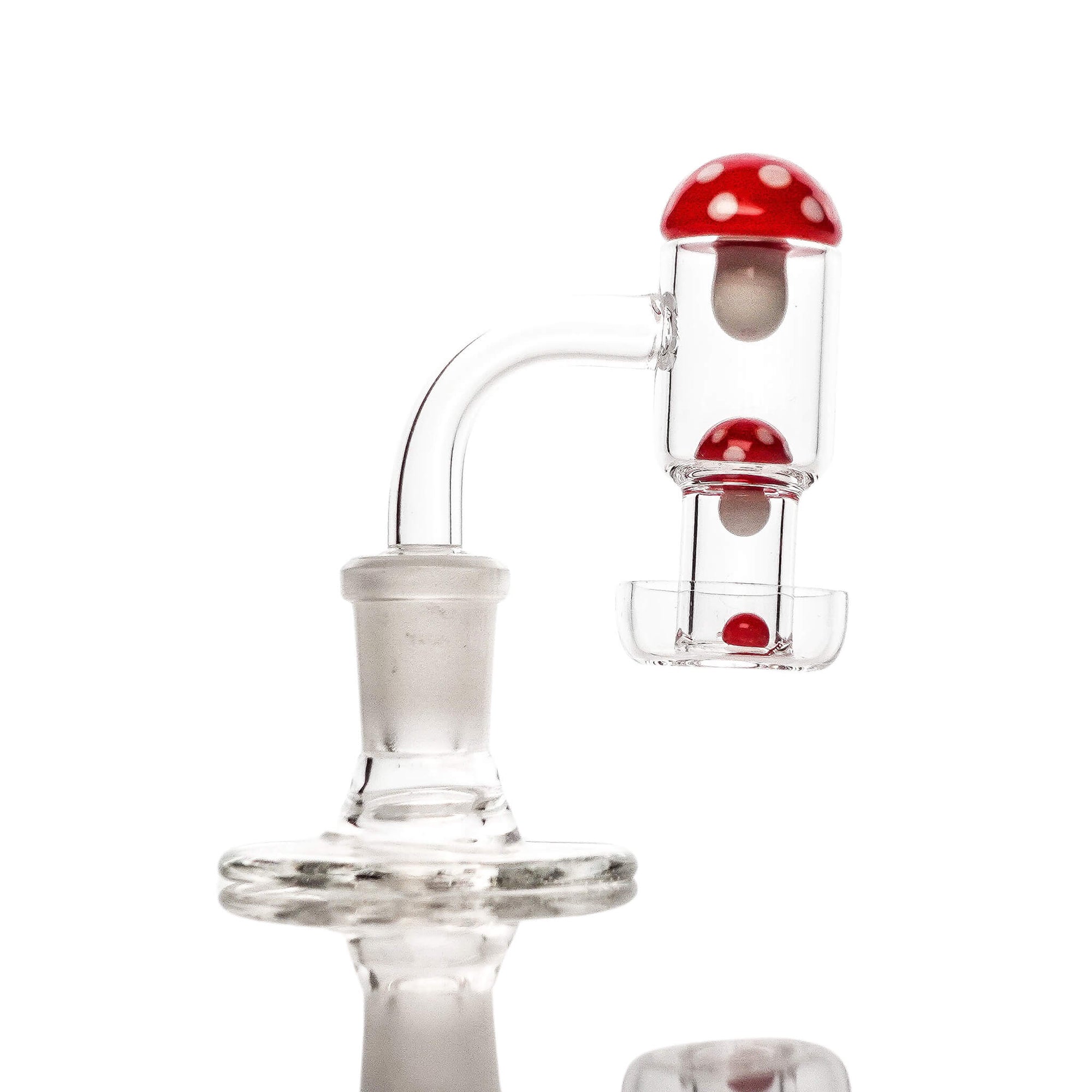 Mushroom Terp Slurper Set | Red Profile View | the dabbing specialists