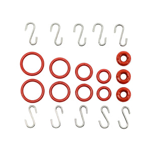 Coil Heater Clip Kit | Parts Top Down View | the dabbing specialists
