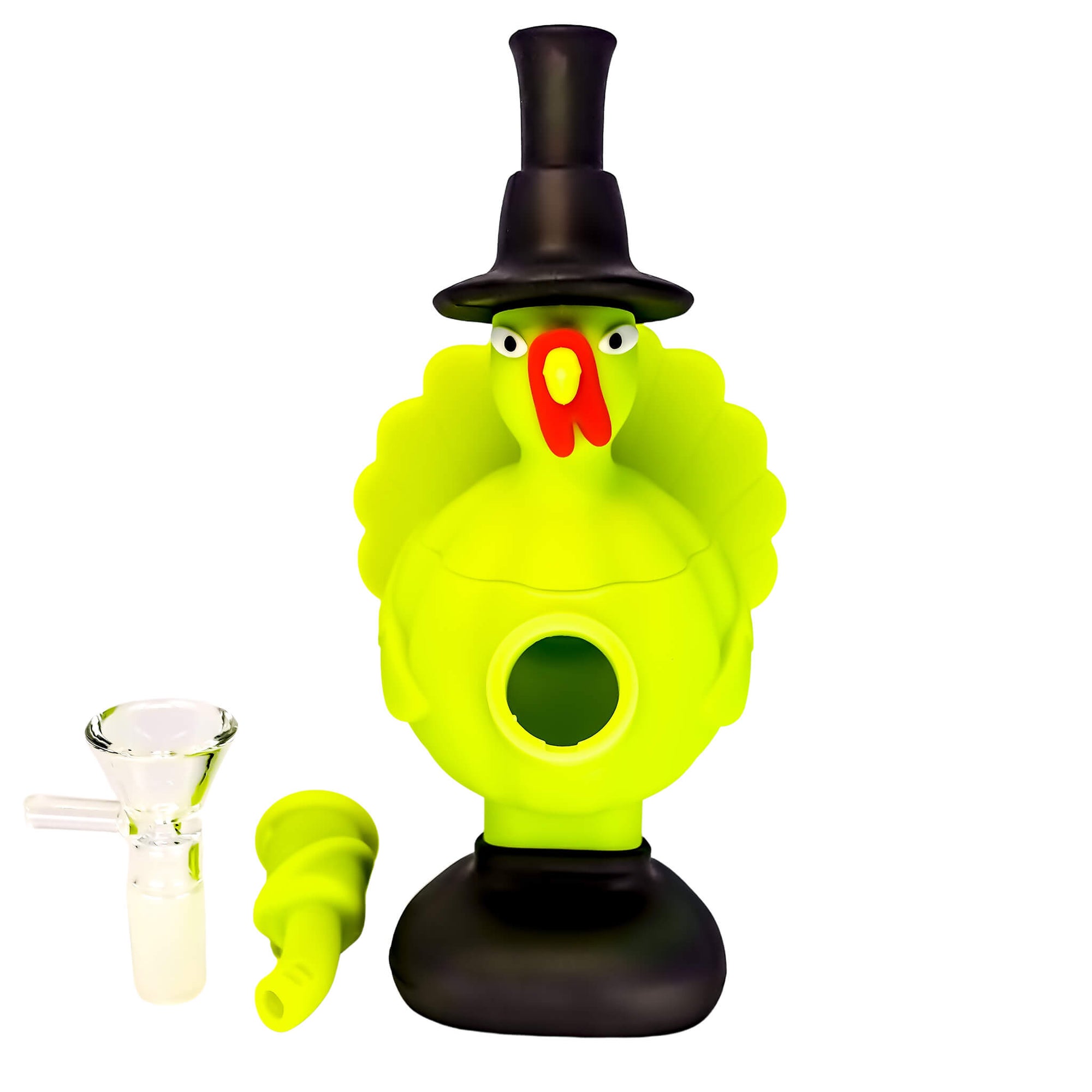 Pilgrim Turkey Silicone Bong | Partially Disassembled View | the dabbing specialists