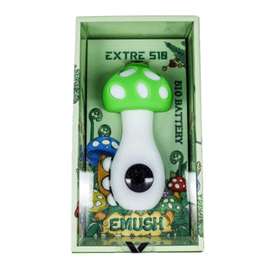 EMUSH Extre 510 Battery | Green Mushroom View | the dabbing specialists