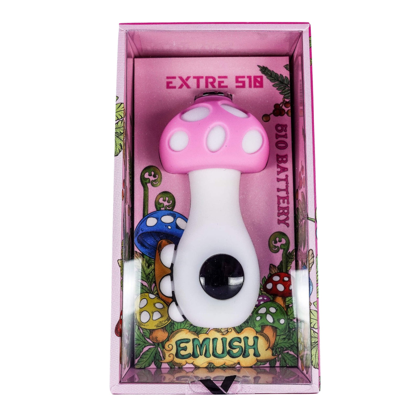 EMUSH Extre 510 Battery | Red Mushroom View | the dabbing specialists