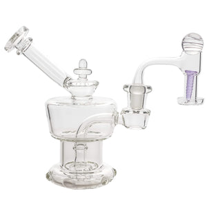 Regal Water Tank Bubbler | Dab Bubblers & Pipes | Regal With Terp Slurper Purple View | TDS