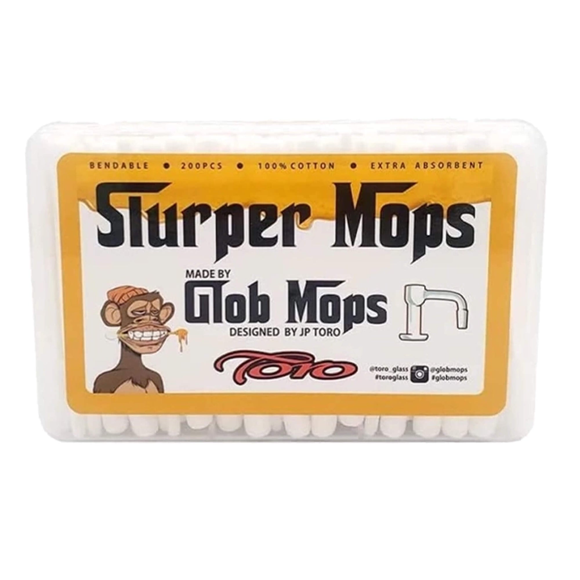 Glob Mops Slurper Mops | Front Pack Image View | the dabbing specialists