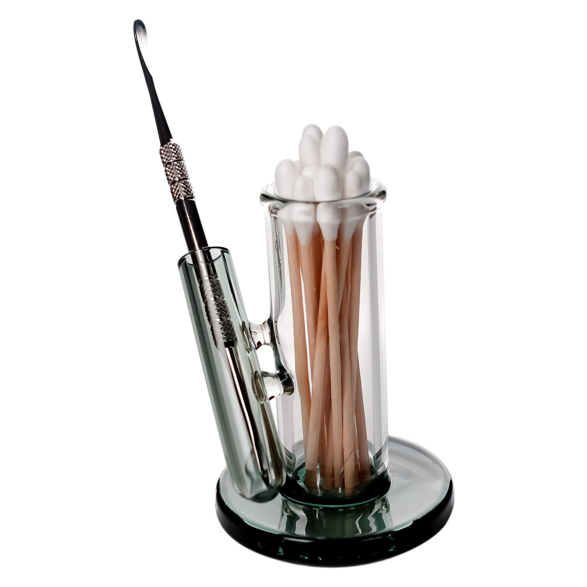 Dab Tool Stand | Grey With Tool & Swabs | the dabbing specialists