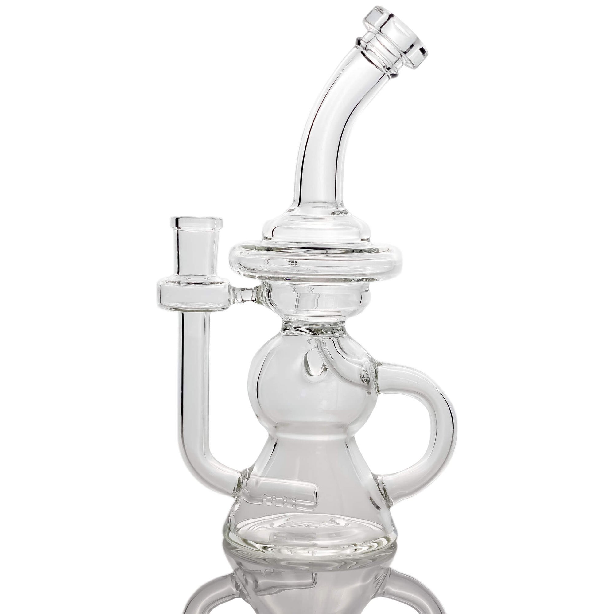 Vornadic Klein Recycler Dab Rig | Profile View Drain Side | the dabbing specialists