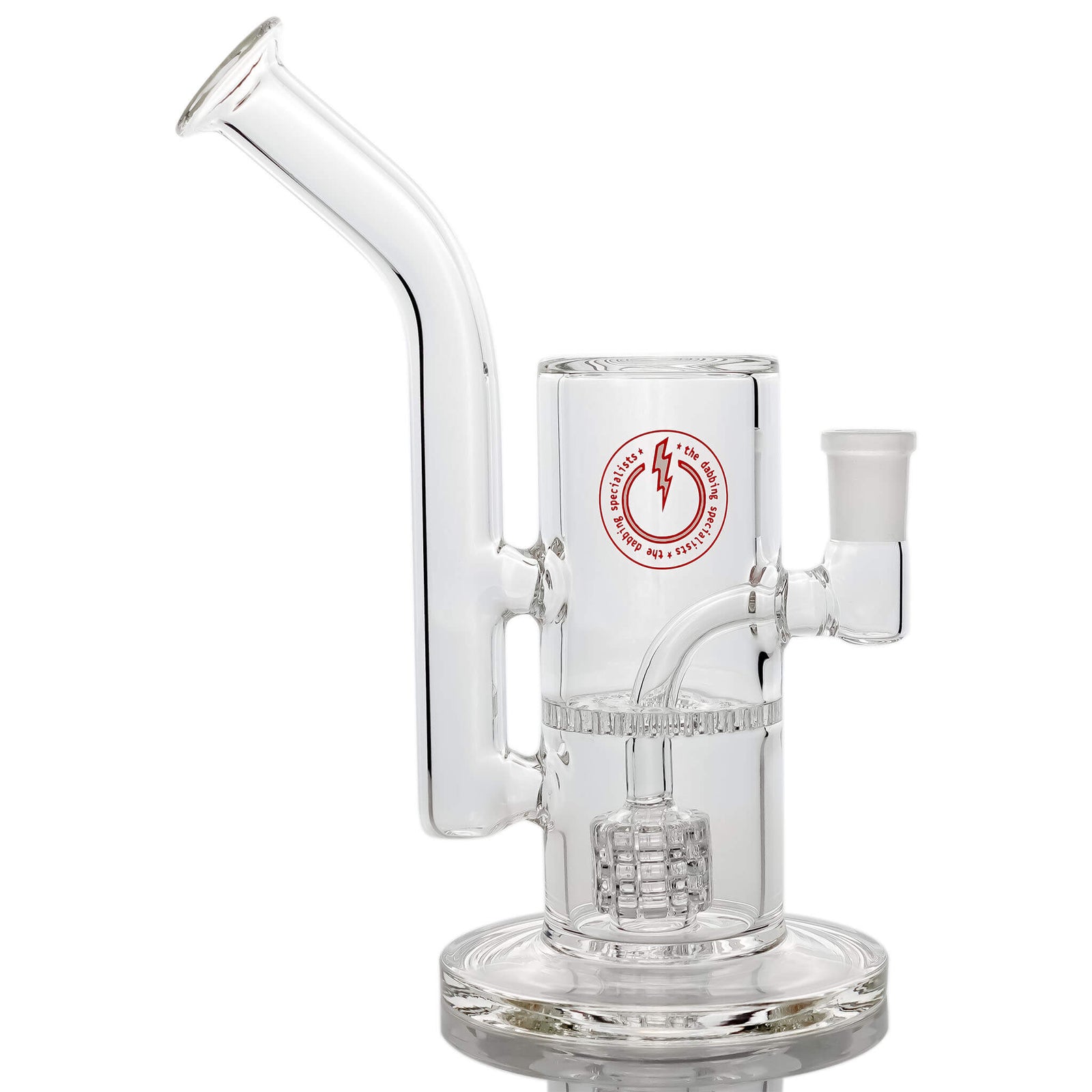 Reborn Precision Mini Dual Bubbler | Female Jointed Profile View | the dabbing specialists