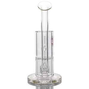 Reborn Precision Mini Dual Bubbler | Female Jointed Rear View | the dabbing specialists