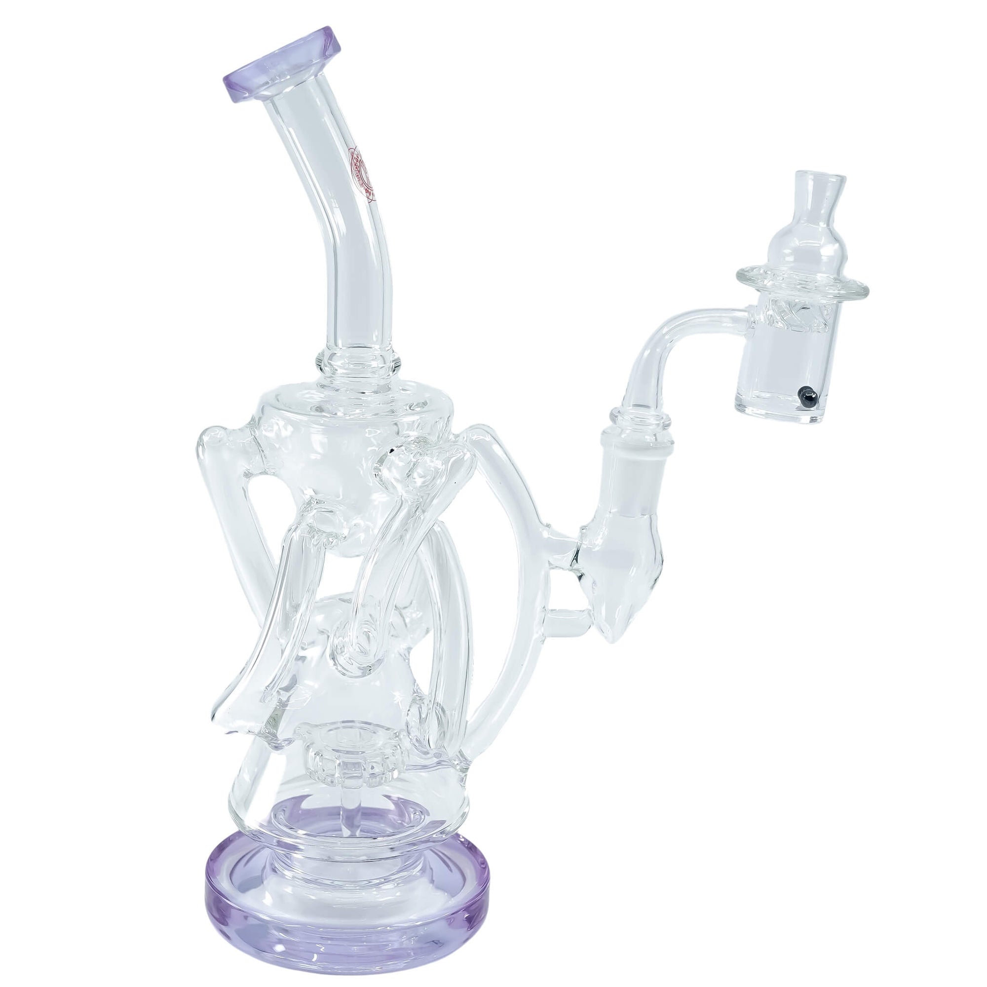Trifecta 25mm Handmade Joint Complete Dabbing Kit #1 | Purple With SiC View | TDS