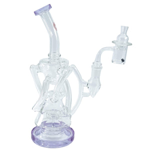 Trifecta 25mm Handmade Joint Complete Dabbing Kit #1 | Purple With SiC View | TDS