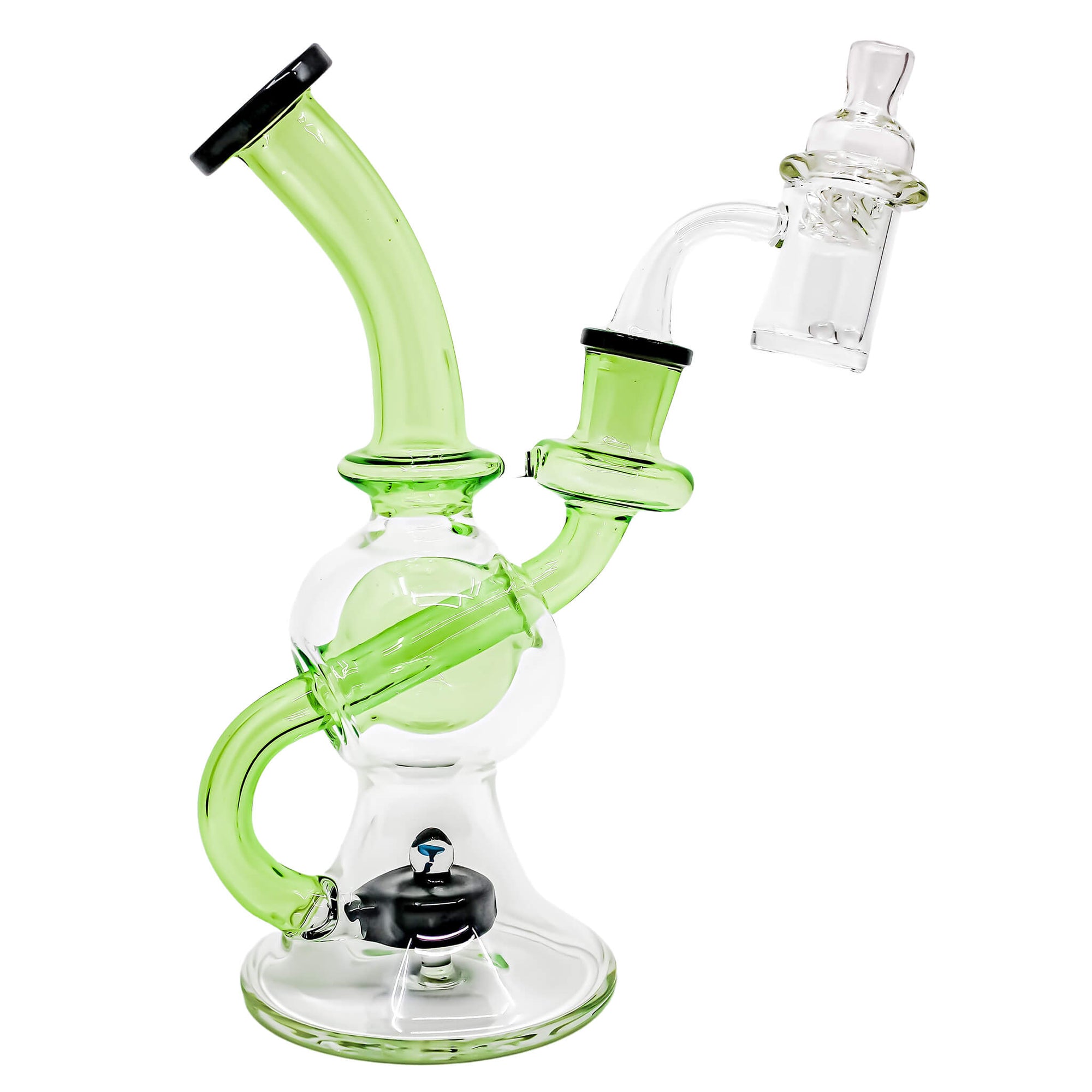 Ball Dab Rig 25mm Dab Kit | Green Rig Kit Profile View | the dabbing specialists