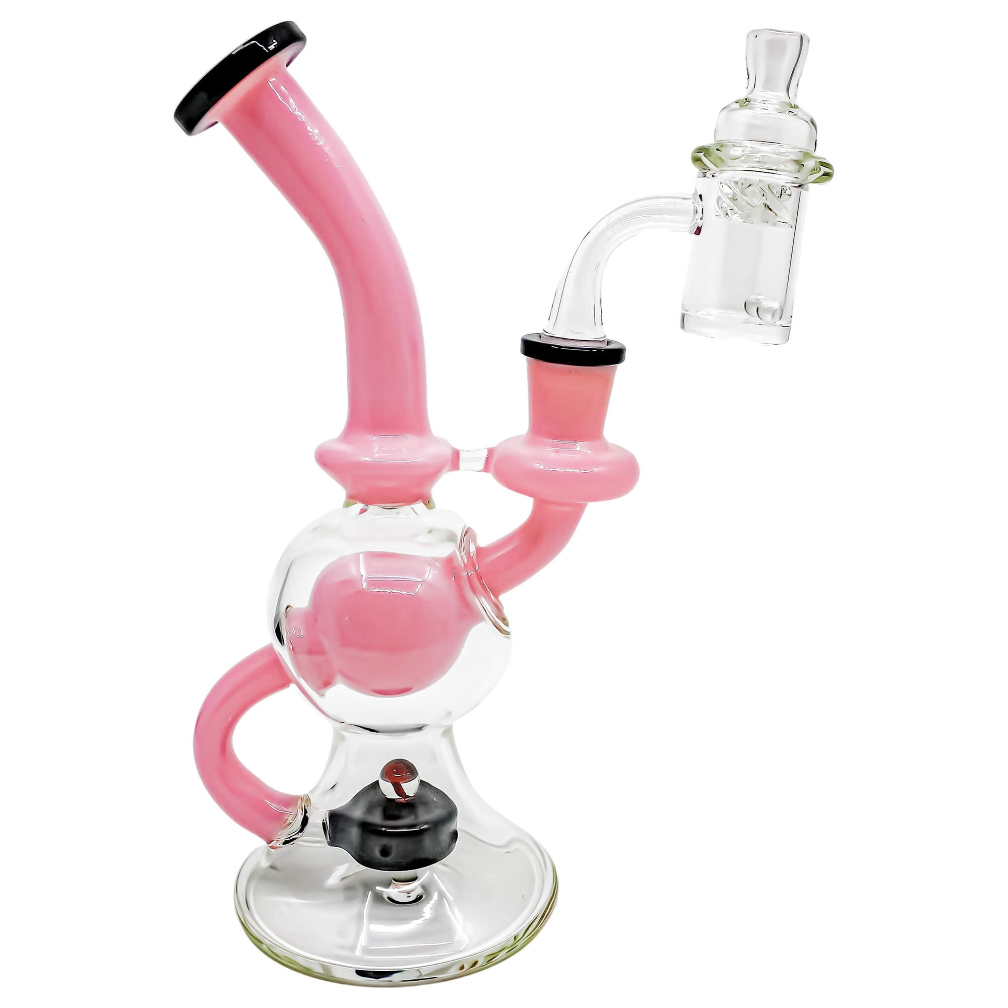 Ball Dab Rig 25mm Dab Kit | Pink Rig Kit Profile View | the dabbing specialists