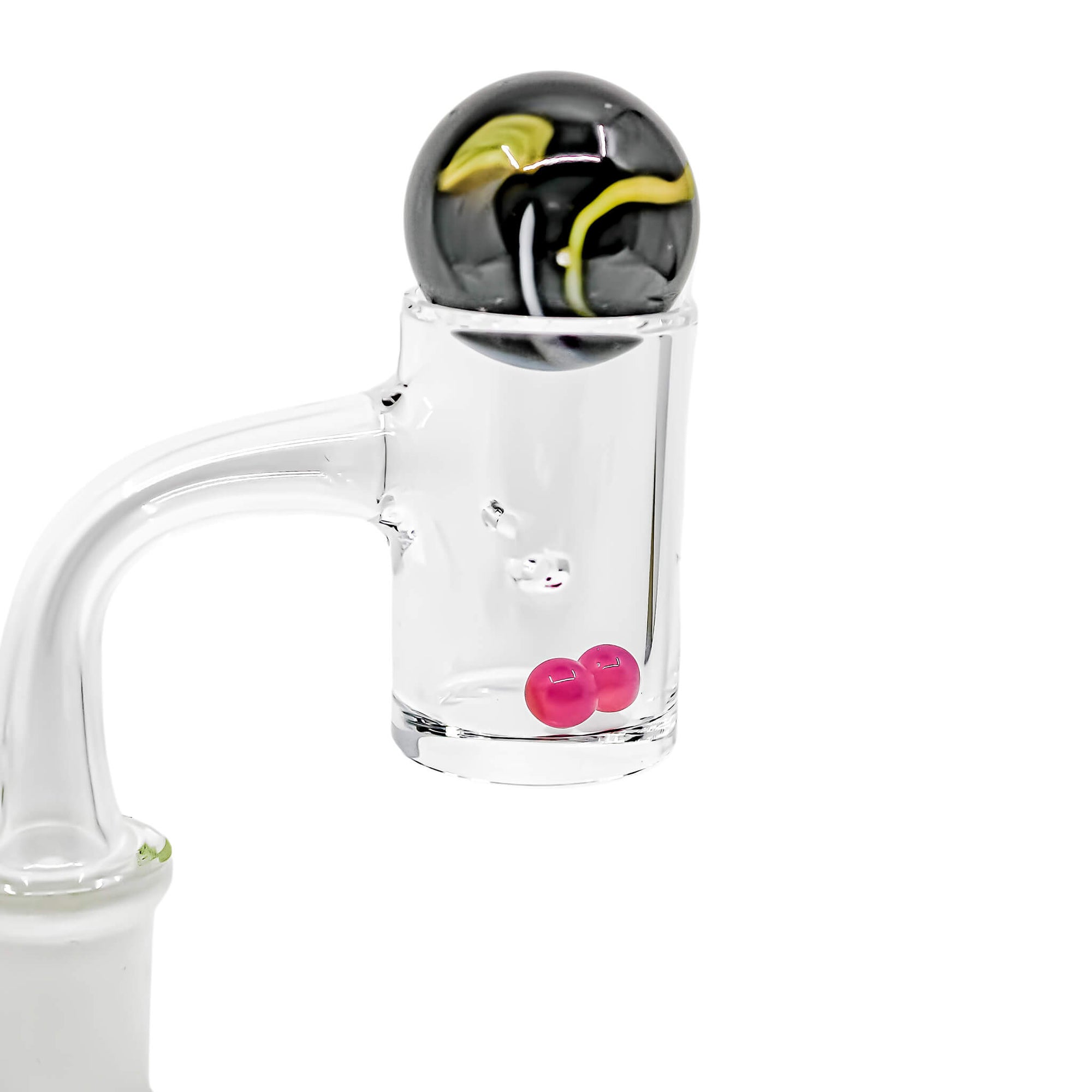 Clear Commander Auto-Spinning Dab Kit | Ruby Pearls Auto-Spinning View | the dabbing specialists