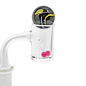 Clear Commander Auto-Spinning Dab Kit | Ruby Pearls Auto-Spinning View | the dabbing specialists