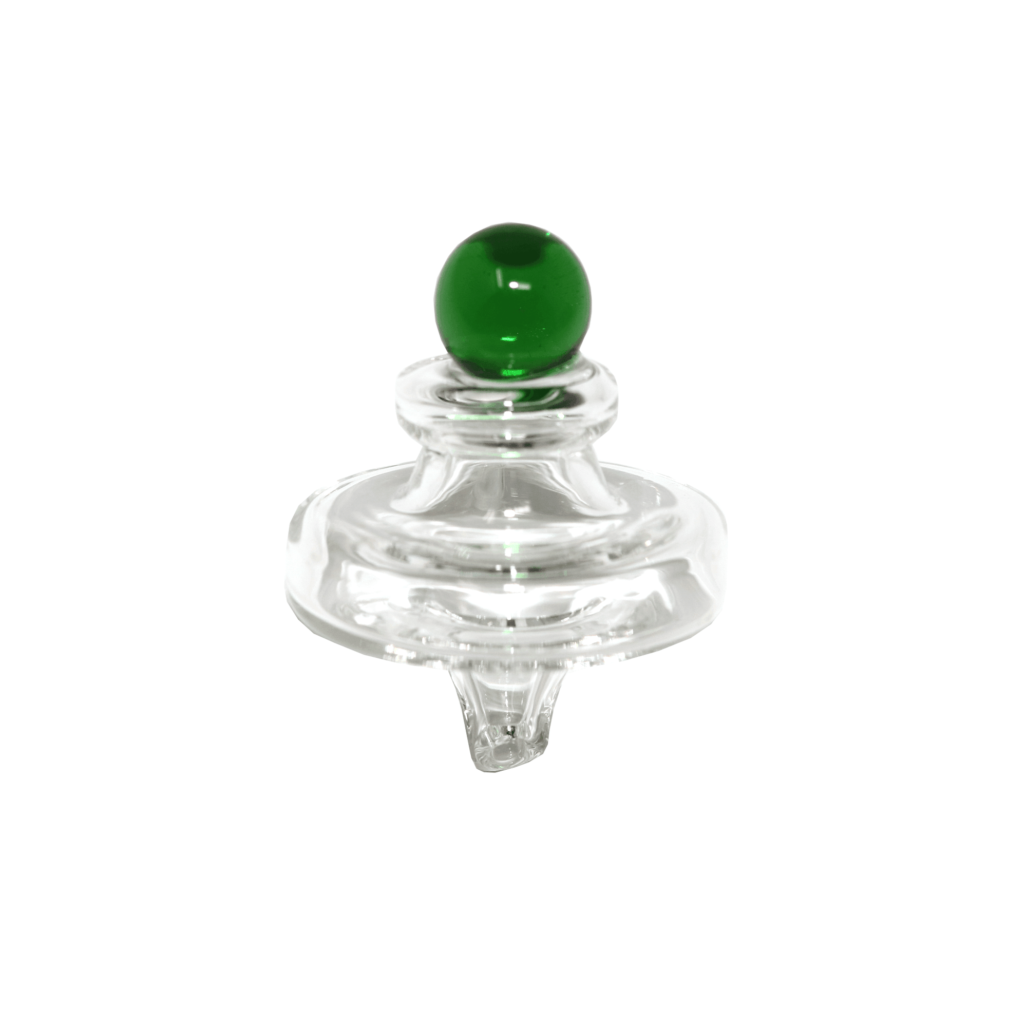 14mm Female Quartz E-Banger for 20mm Coil With Saucer Cap | Carb Cap View | the dabbing specialists