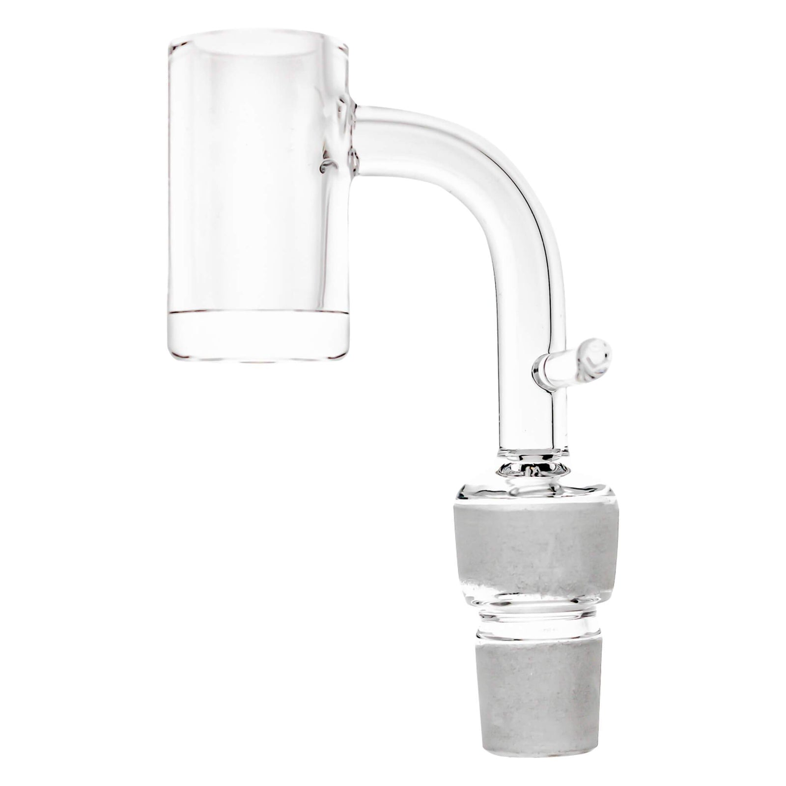 14mm/18mm Male Quartz E-Banger for 20mm Coil | Side View | the dabbing specialists