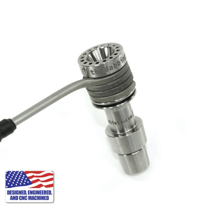 16-Hole Titanium Nail | Coil View | the dabbing specialists