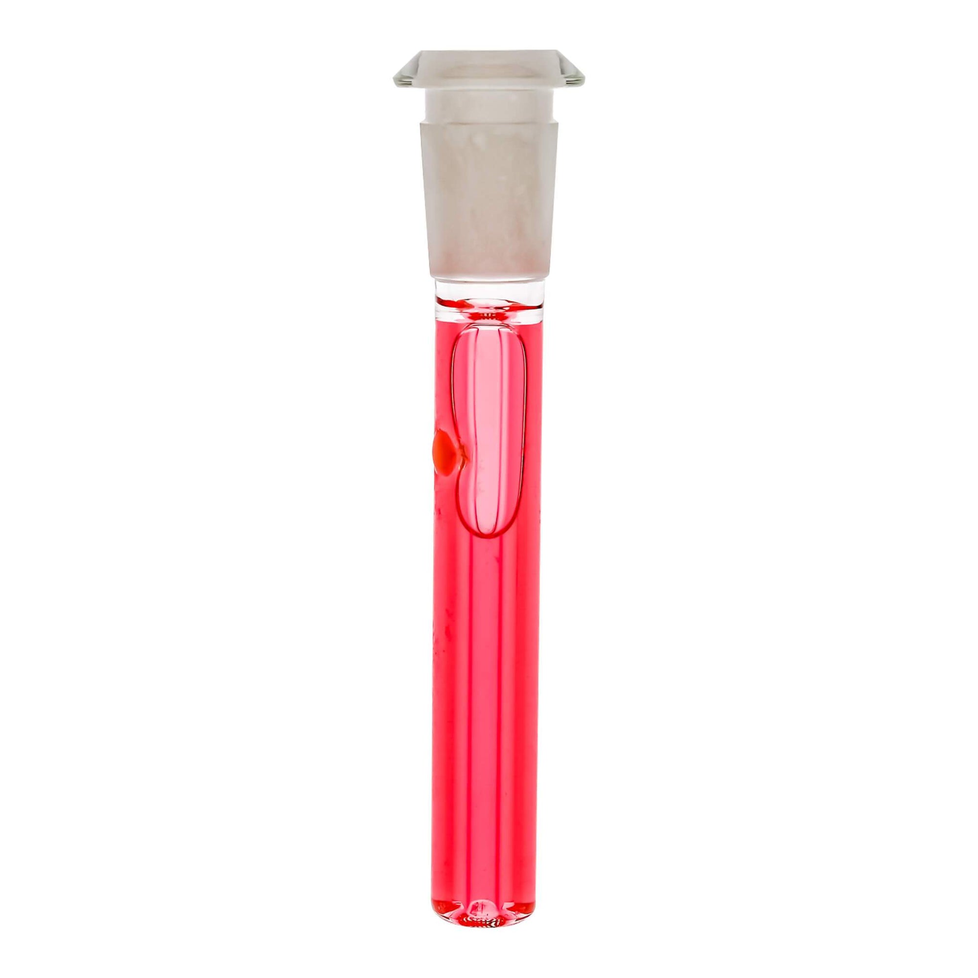 18mm to 14mm Female Glycerin Downstem | Pink View | the dabbing specialists