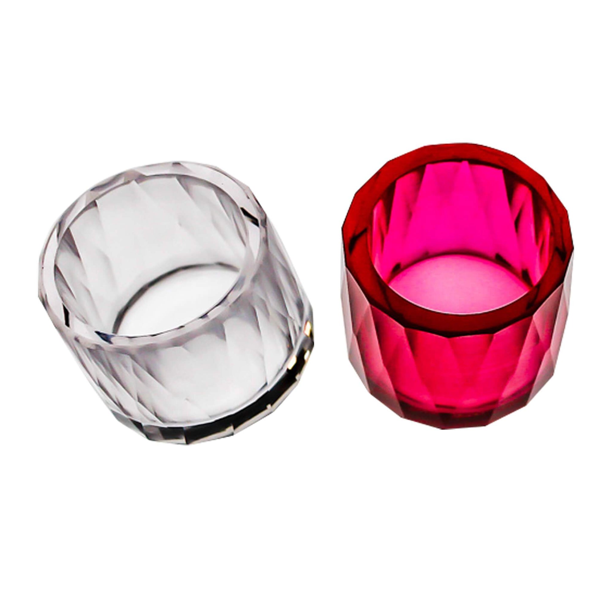 25mm Faceted Ruby Insert Cup | Ruby & Sapphire View | the dabbing specialists