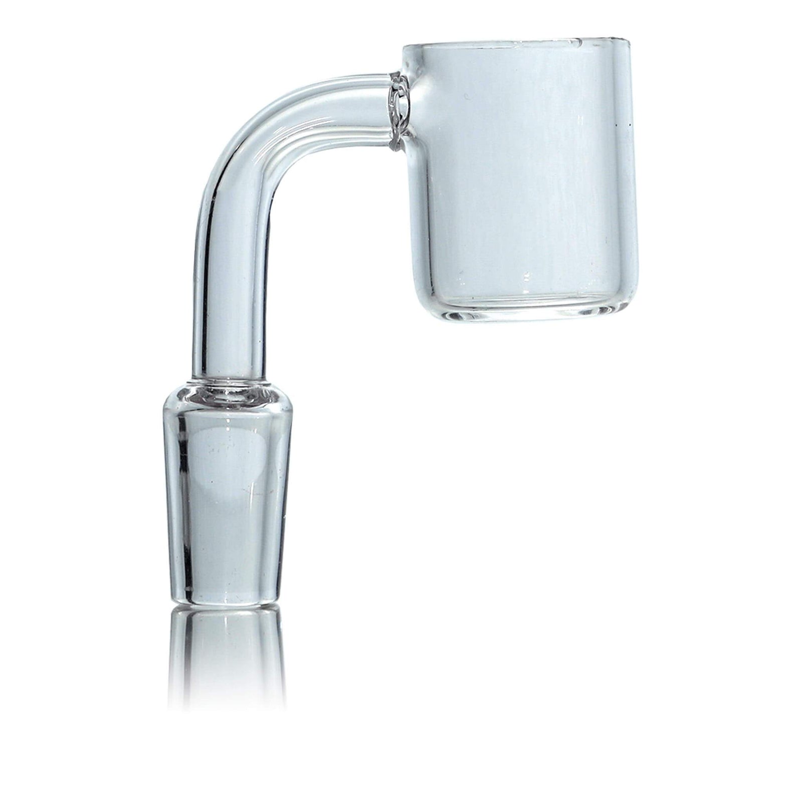 25mm Flat Top Quartz Banger | Rounded Bottom | Insert Cup | the dabbing specialists