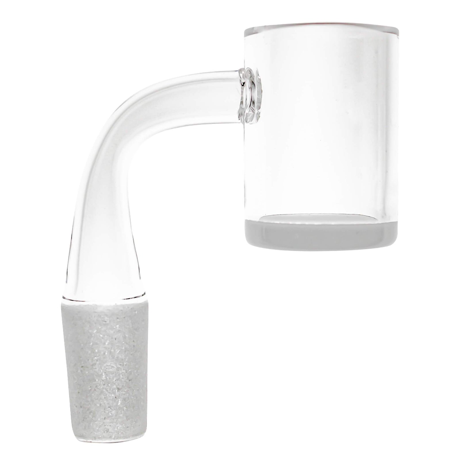 25mm Quartz Banger - Beveled Edge - Opaque Bottom | the dabbing specialists
