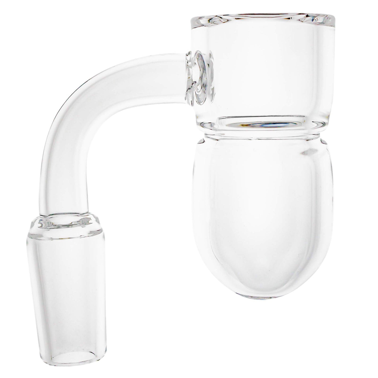 25mm Round Bottom Splash Guard Banger | Profile View | the dabbing specialists