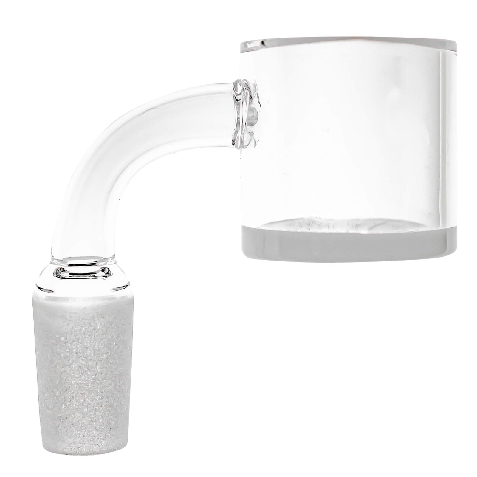 30mm Quartz Banger | Beveled Edge | Opaque Bottom | Profile View | the dabbing specialists