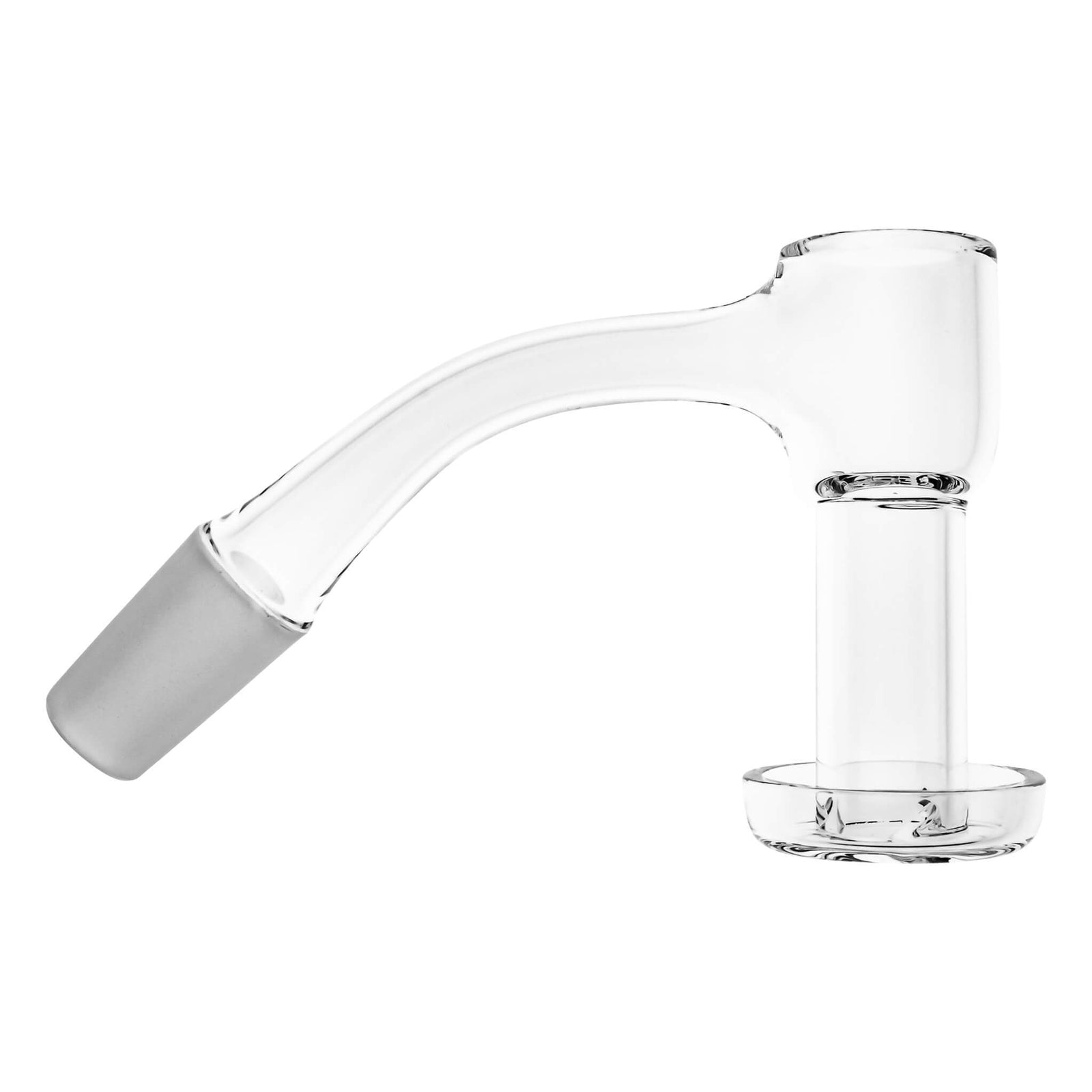 45° Full Weld Terp Slurper Tall VacTube Quartz Banger | Side View 10mm Male | TDS