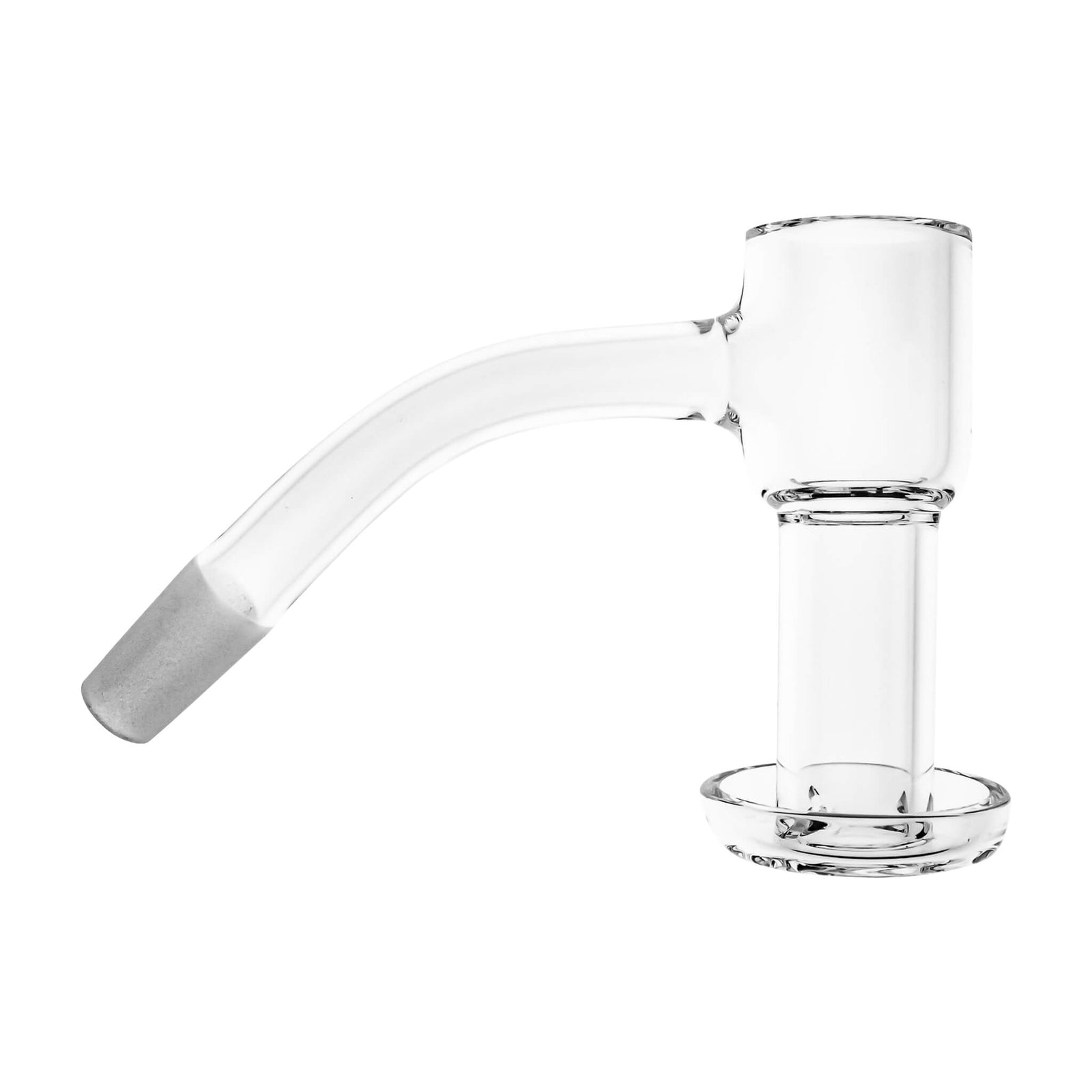 45° Full Weld Terp Slurper Tall VacTube Quartz Banger | Side View 10mm Male | TDS