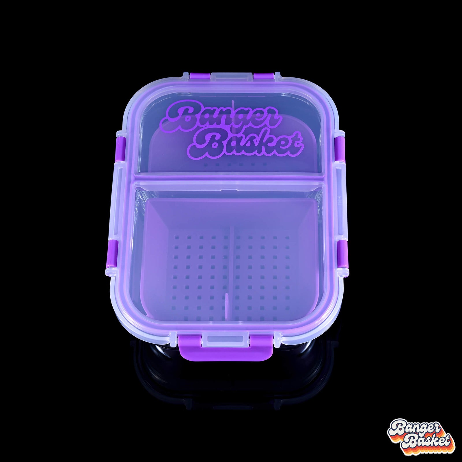 Banger Basket V3 | Purple Banger Basket Top Down View | the dabbing specialists