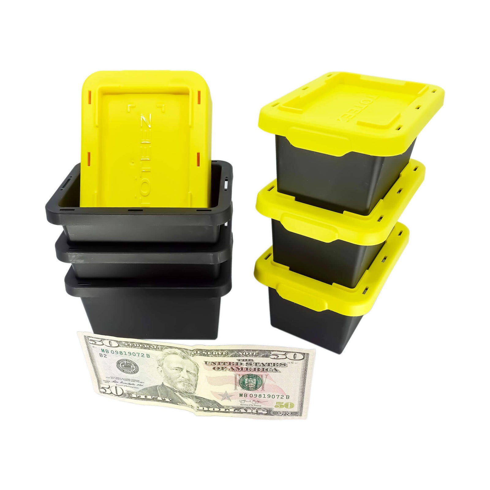 Töteez Tiny Totes | Top Down Six Pack Stack View | the dabbing specialists