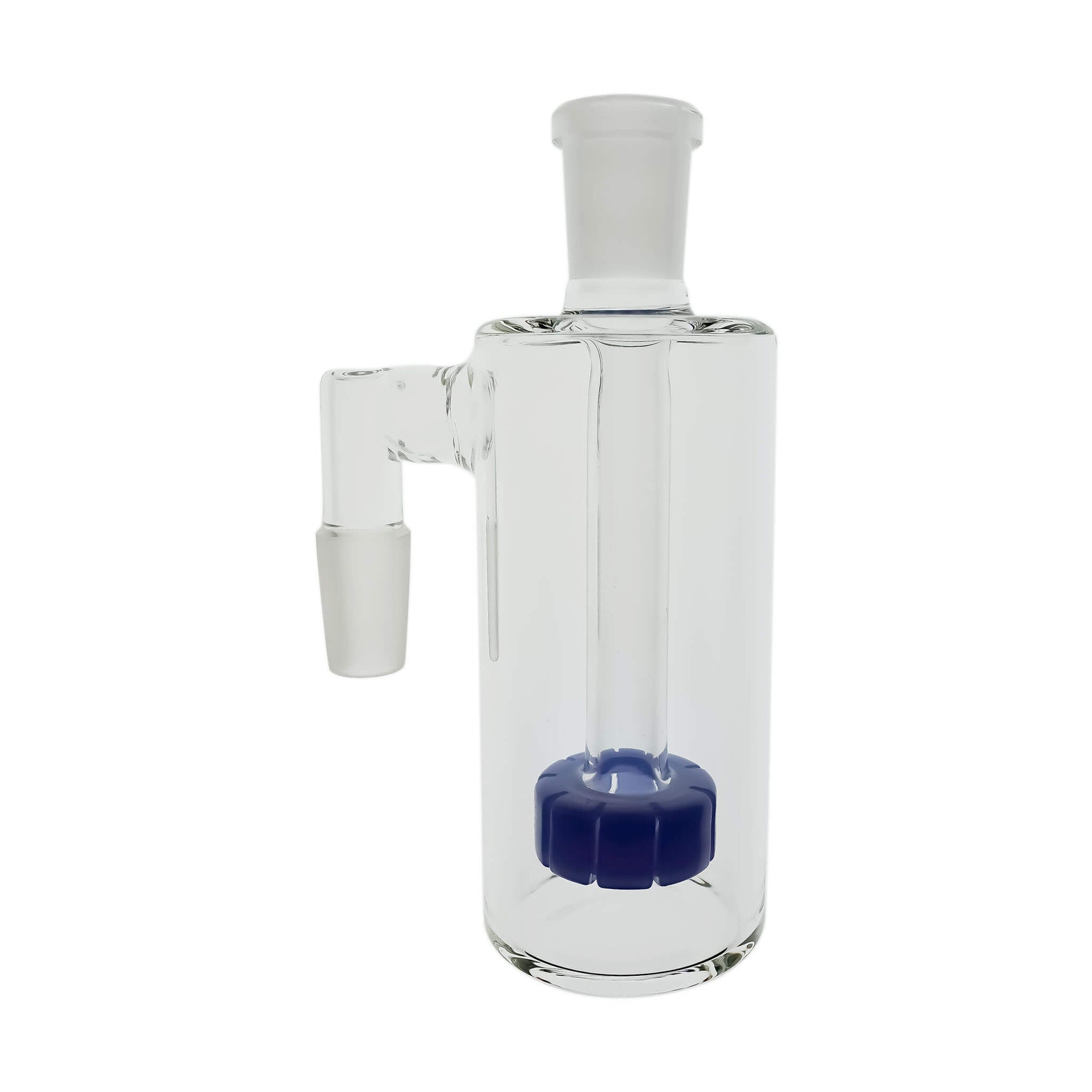 Circ Perc Ash Catcher | Blue Profile View | the dabbing specialists