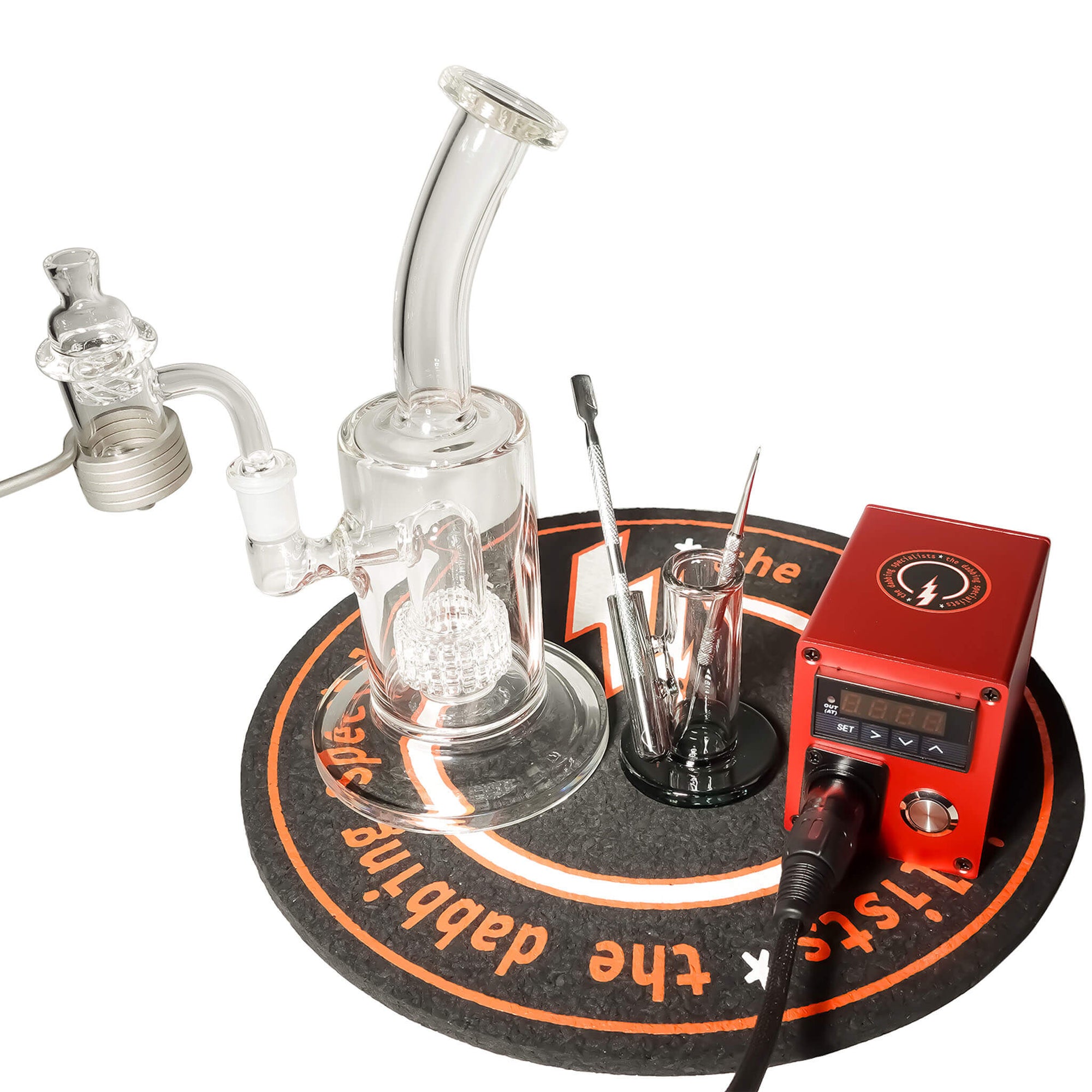 Commander 25mm E-Banger Deluxe Enail Kit | Red Kit View | the dabbing specialists