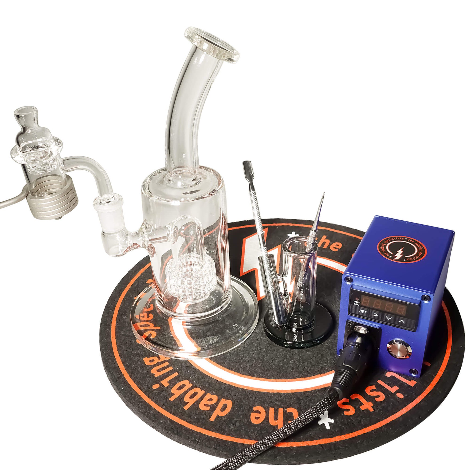 Commander 25mm E-Banger Deluxe Enail Kit | Blue Kit View | the dabbing specialists