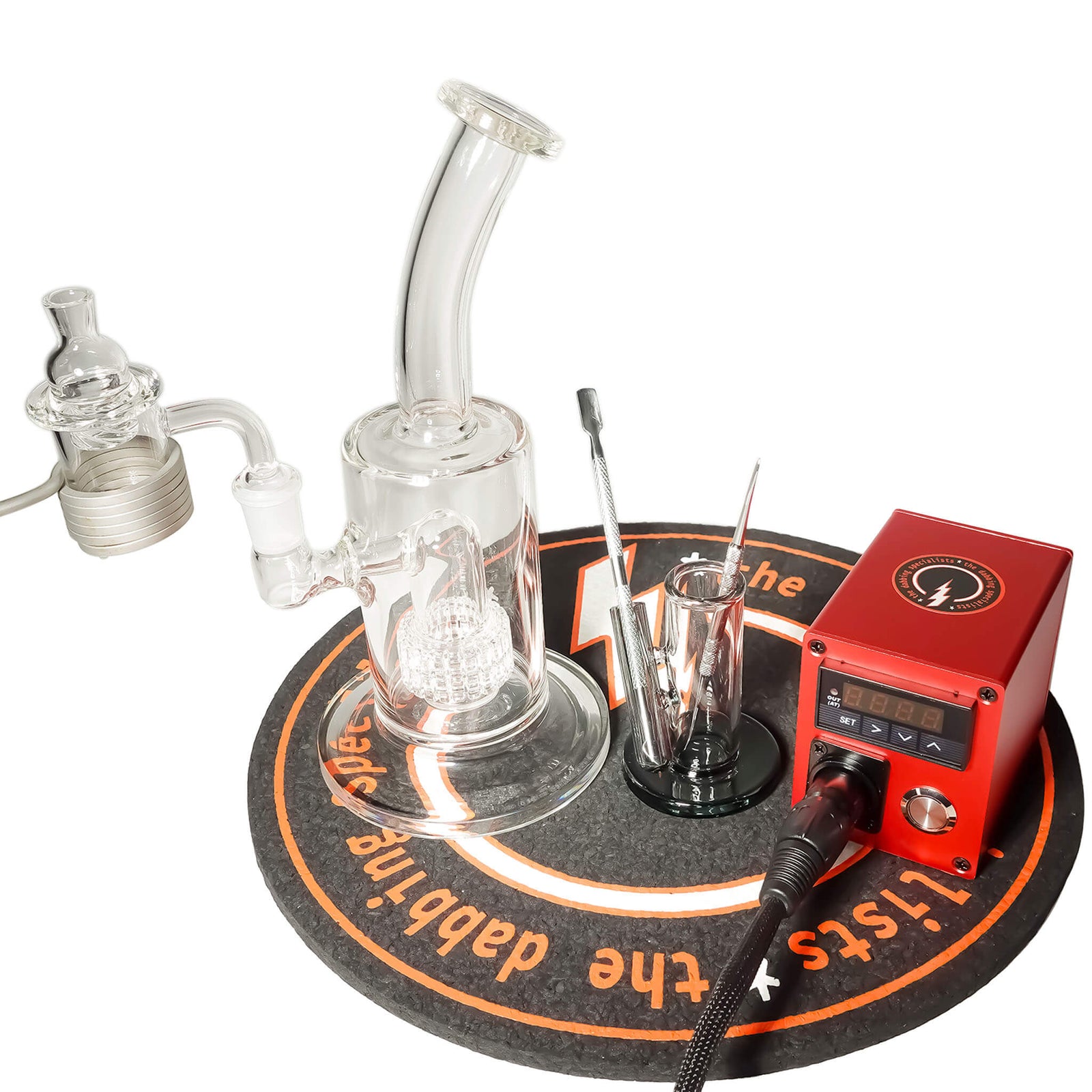 Commander 30mm E-Banger Deluxe Enail Kit | Red Kit View | the dabbing specialists