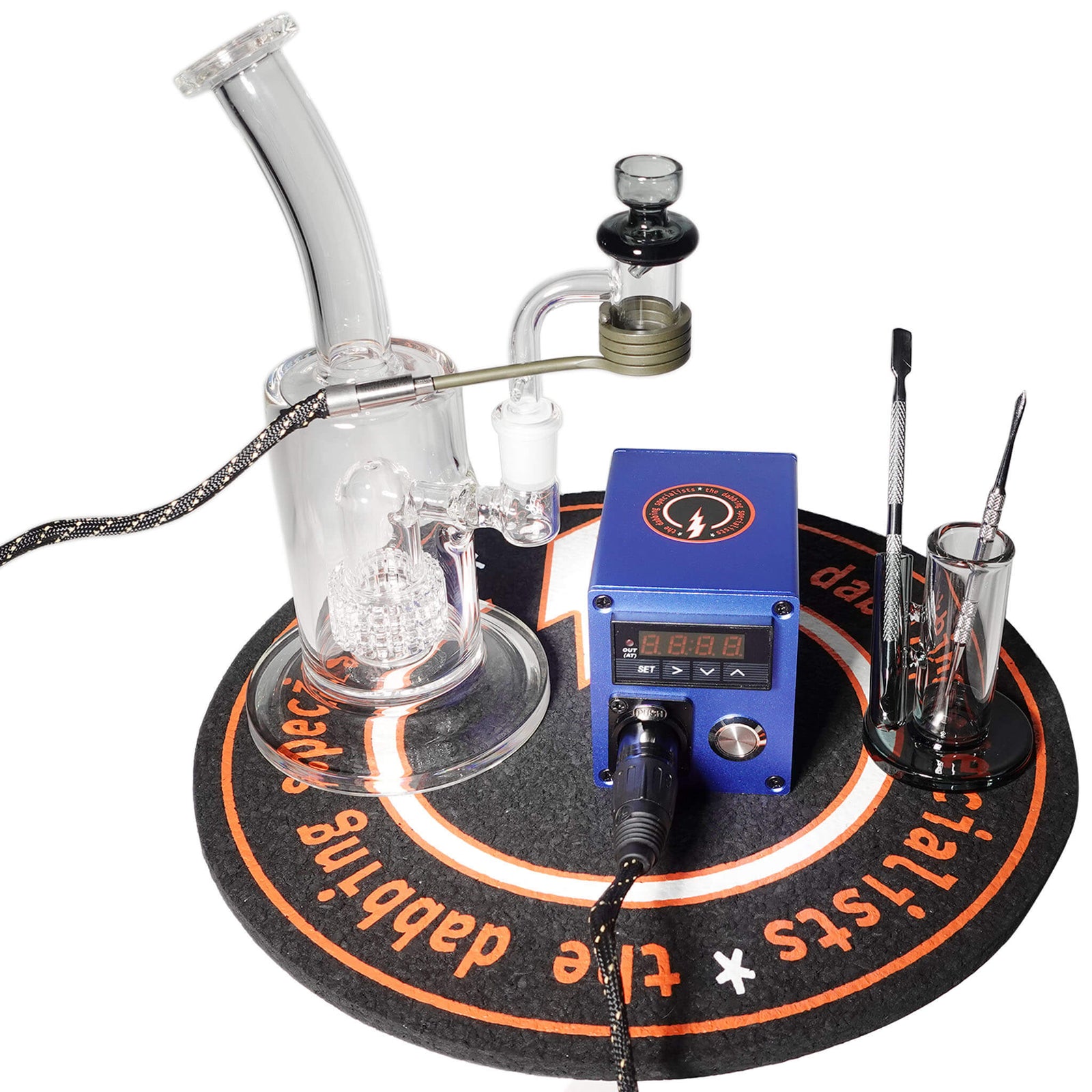 Commander 20mm E-Banger Deluxe Enail Kit | Blue Enail Kit View | the dabbing specialists