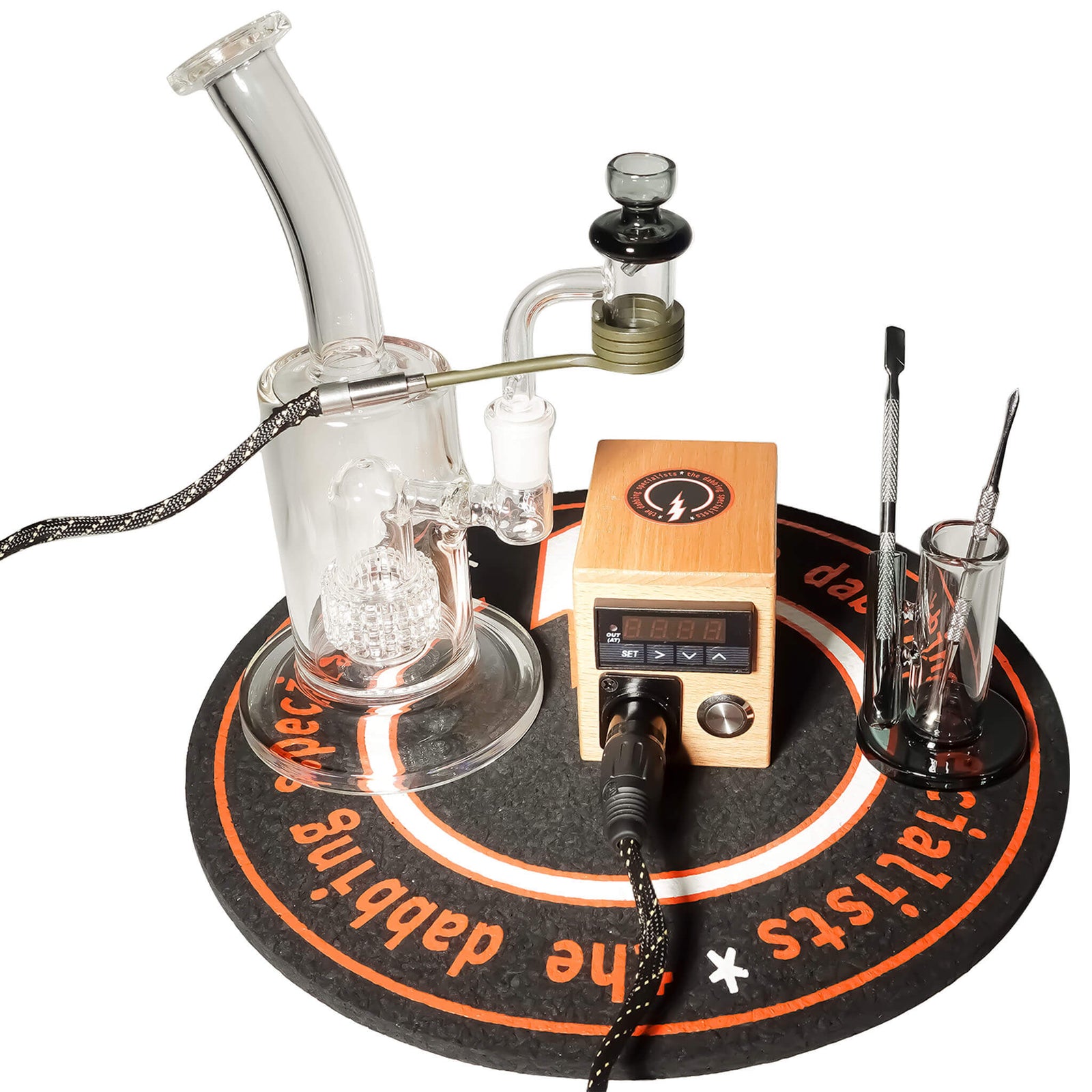 Commander 20mm E-Banger Deluxe Enail Kit | Wood Grain Enail Kit View | the dabbing specialists