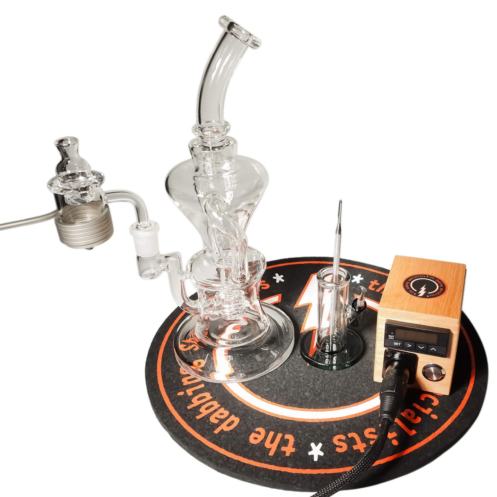 Futurus 30mm E-Banger Deluxe Enail Kit | Black Enail Kit View | the dabbing specialists