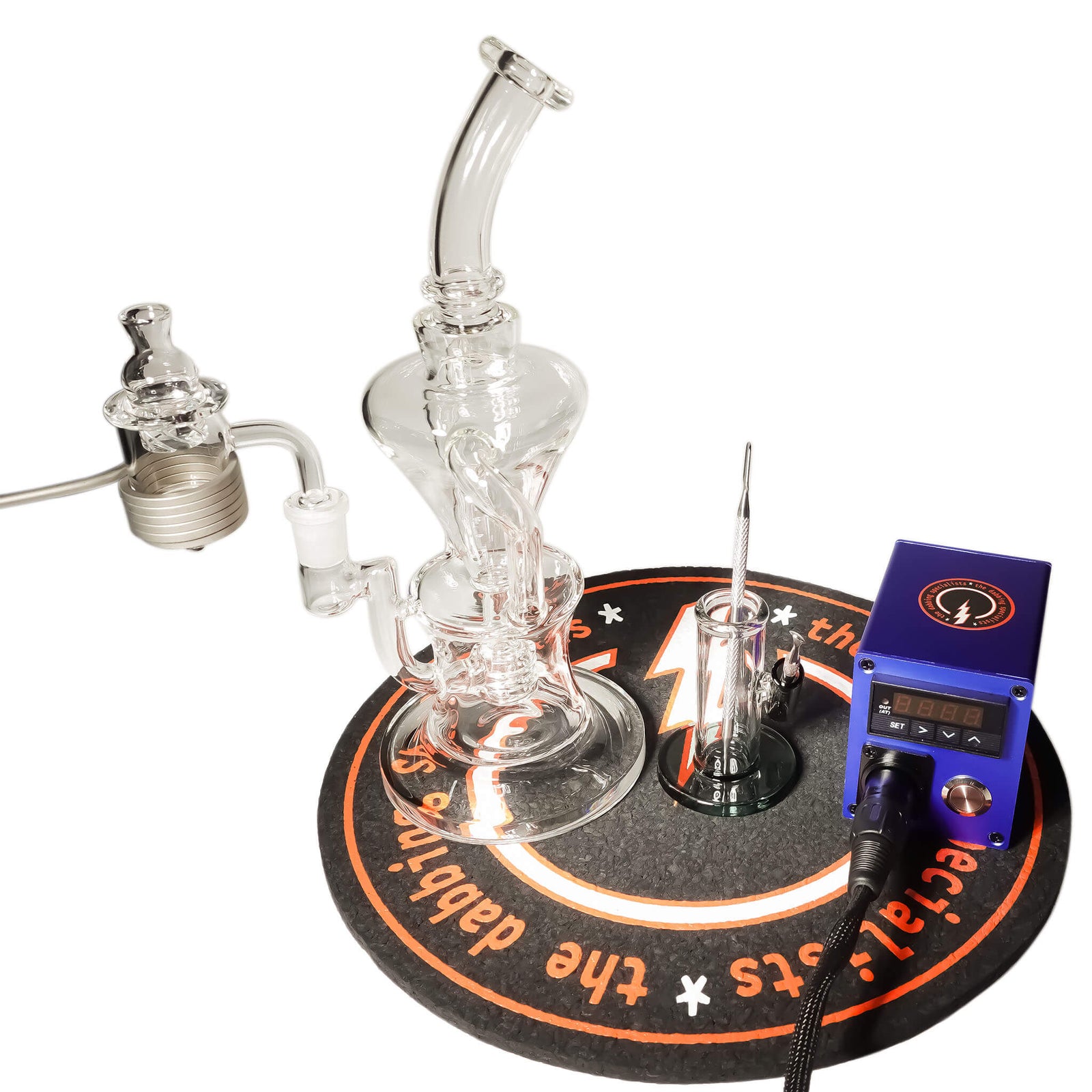 Futurus 30mm E-Banger Deluxe Enail Kit | Wood Grain Enail Kit View | the dabbing specialists
