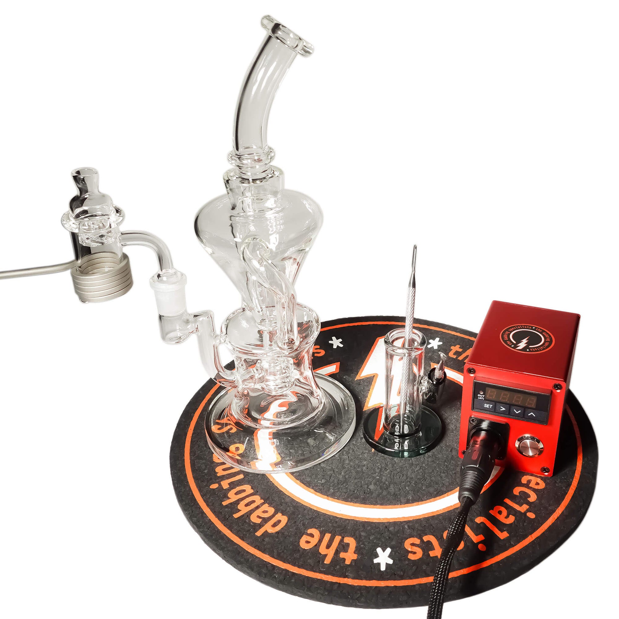 Futurus 25mm E-Banger Deluxe Enail Kit | Red Kit View | the dabbing specialists